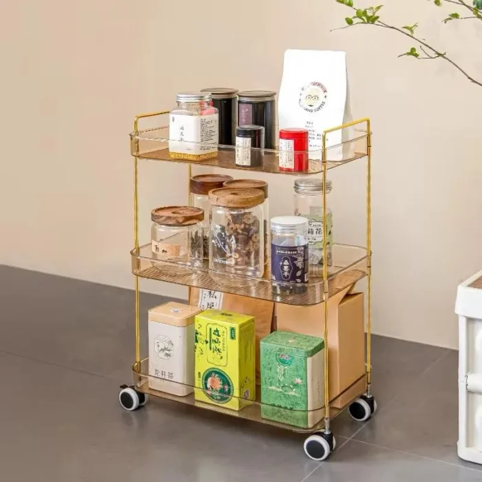 Carrito Organizador Estantes Cocina Baño Maquillaje C/ruedas - Imagen 3