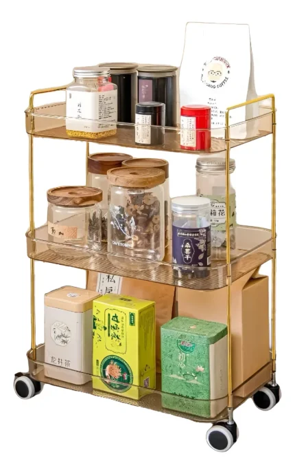 Carrito Organizador Estantes Cocina Baño Maquillaje C/ruedas