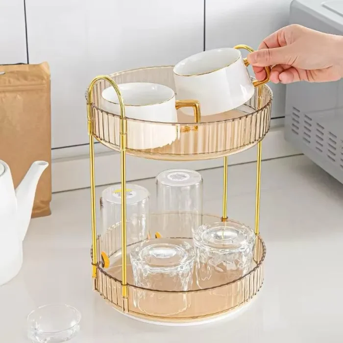 Organizador Porta Cosméticos Giratorio Giro 360 Multiuso - Imagen 6