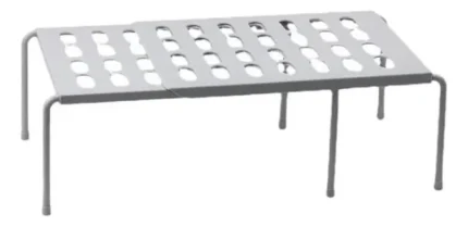 Organizador Estante De Cocina Gabinete Encimera Regulable Blanco