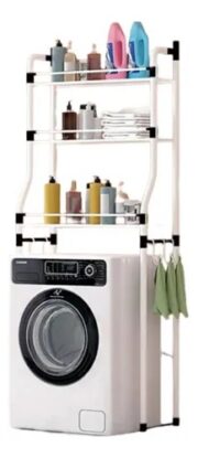 Mueble Organizador Estante Lavarropa Baño Rack 3 Niveles