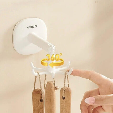 Gancho Perchero Adhesivo Multiuso Baño Hogar Plastico