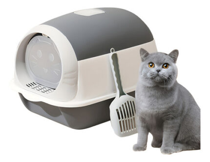 Litera:::Arenero para gatos. 🐱 Anti Olor. Tapa desmontable.