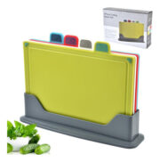 Juego Tablas De Picar X4 Multiuso Antideslizantes C/soporte