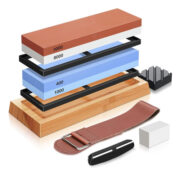 Kit Profesional De Piedra Para Afilar Cuchillos Cocina