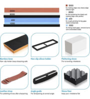 Kit Profesional De Piedra Para Afilar Cuchillos Cocina - Imagen 2