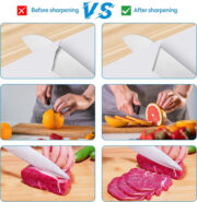 Kit Profesional De Piedra Para Afilar Cuchillos Cocina - Imagen 4