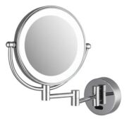 Espejo De Pared Luz Led Aumento X3 Brazo Extensible Make Up