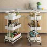 Carrito Organizador Plastico Multiuso Cocina Estante Ruedas - Imagen 3