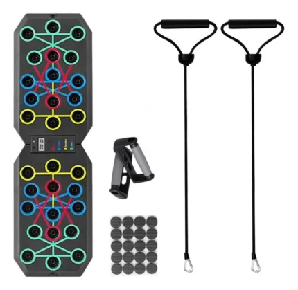 Tabla Para Flexiones Multifuncion Pushup Board Con Bandas