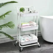 Carrito Organizador Plastico Multiuso Cocina Estante Ruedas - Imagen 4