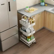 Carrito Organizador Plastico Multiuso Cocina Estante Ruedas - Imagen 2